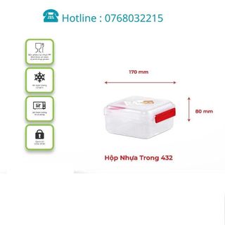 Hộp quai cài đựng thực phẩm