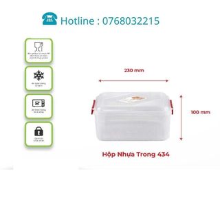 Hộp quai cài đựng thực phẩm