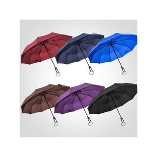 Ô Dù Tự Động Đóng Mở 2 Chiều 10 Nan Chống Tia UV, Dù Che Mưa Nắng, Ô Cầm Tay Gấp Gọn Tiện Lợi