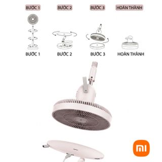 Quạt Đa Năng Xiaomi EDON E909C 10 Cánh Gấp Gọn Xoay 120° Có Remote Và Đèn Ngủ
