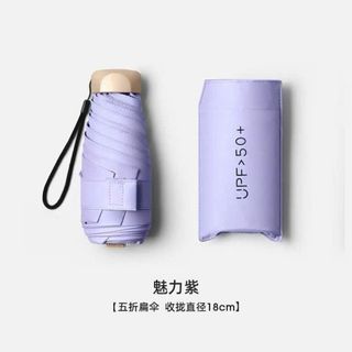 Ô gấp gọn mini 18cm đựng túi xách tiện lợi KAB
