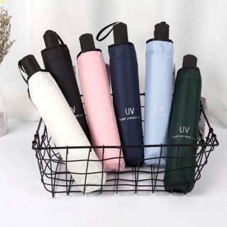 Dù Che Mưa Chống UV 2 Lớp Gấp Gọn, Ô Dù Tự Động Gấp Mở 2 Chiều, Chống Nắng Chất Lượng Cao