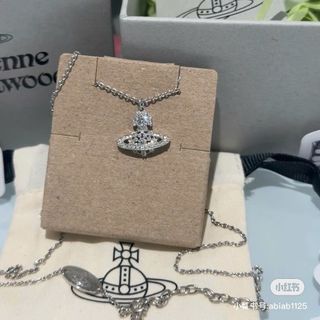 DÂY CHUYỀN SIÊU CẤP VIVIENNE PHA LÊ ORB ĐÍNH ĐÁ 3D FULLBOX TÚI