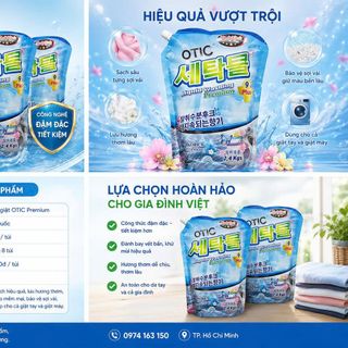 Nước Giặt Otic Túi 2.4kg Full Vat