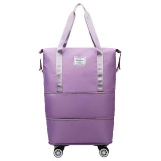 Túi Du Lịch 3 Tầng Mở Rộng Cực Khủng, 4 Bánh Xe Đa Năng, Di Chuyển Nhẹ Nhàng