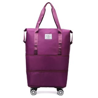 Túi Du Lịch 3 Tầng Mở Rộng Cực Khủng, 4 Bánh Xe Đa Năng, Di Chuyển Nhẹ Nhàng
