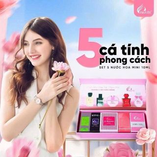 SET 5 CHAI NUOC HOA CHARME 10ML