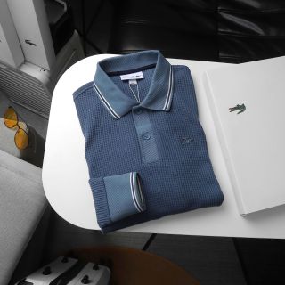 POLO TAY DÀI NAM.  Chất tổ ông Len dệt kim Dày Dặn.