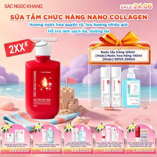 Sữa Tắm Chức Năng Nano Collagen Sắc Ngọc Khang [500G] - KÈM QUÀ TẶNG