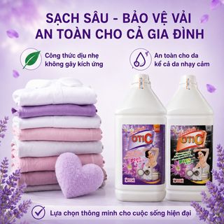 Nước Giặt Otic Can Lớn 3.6L Màu Đen Full Vat