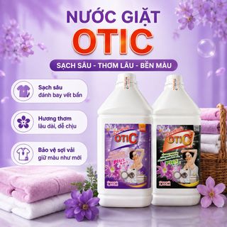 Nước Giặt Otic Can Lớn 3.6L Màu Đen Full Vat