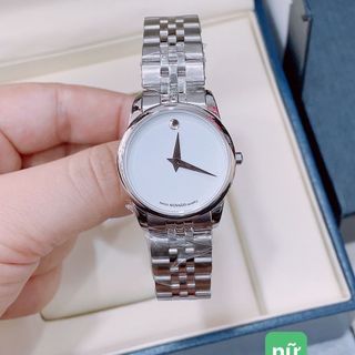 SĂN SALE MÙA HÈ ĐỒNG HỒ NAM NỮ CAO CẤP MOVODA DÂY THÉP MẶT TRƠN