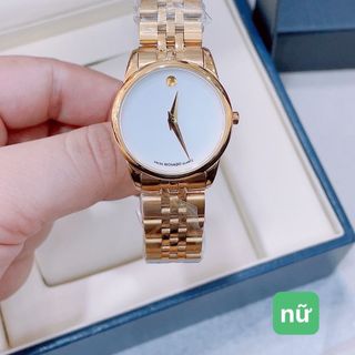 SĂN SALE MÙA HÈ ĐỒNG HỒ NAM NỮ CAO CẤP MOVODA DÂY THÉP MẶT TRƠN