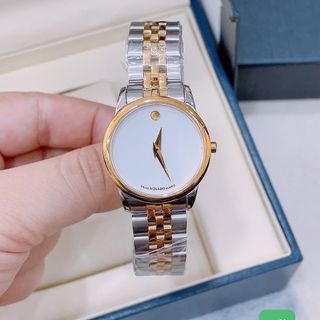 SĂN SALE MÙA HÈ ĐỒNG HỒ NAM NỮ CAO CẤP MOVODA DÂY THÉP MẶT TRƠN