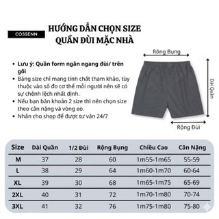 Quần Đùi Nam Mặc Nhà