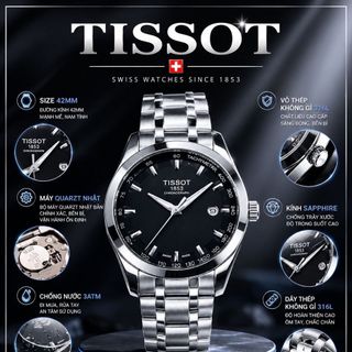 ĐỒNG HỒ NAM CAO CẤP TISOC DÂY THÉP MÁY PIN