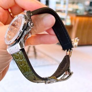 ĐỒNG HỒ NỮ CAO CẤP HUPOT MINI 1 VIỀN HỘT MÁY QUARZT