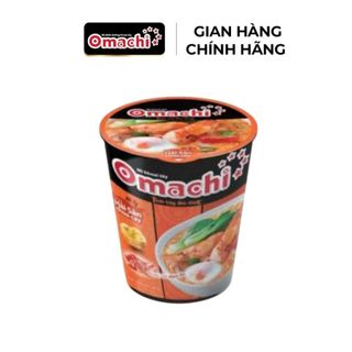 Mì Ly Omachi vị Hải sản chua cay - Thùng 24 ly x 66gr