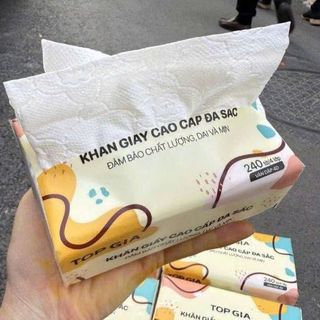 BỊCH 10 GÓI KHĂN GIẤY RÚT TOP GIA CAO CẤP