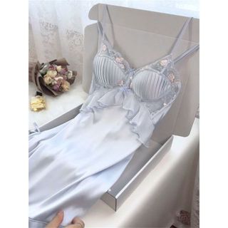 Váy Ngủ Lụa Băng Nữ Ngọt Ngào