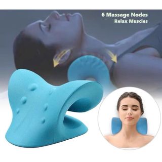 Gối Trị liệu Cột Sống Cổ, Massage và Kéo Giãn Cổ
