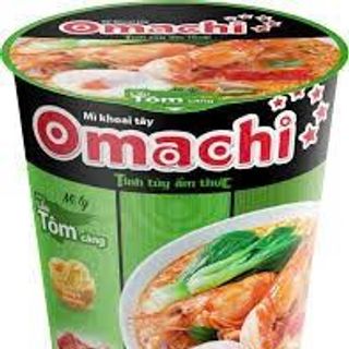 Mì Ly Omachi vị Lẩu Tôm càng trứng khoai tây - Thùng 24 ly x 67g