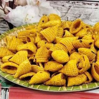 Bánh Snack Hình Nón Mắm Hành - Giòn Tan Đậm Đà Mặn Ngọt