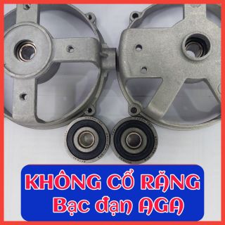 Ốp nhôm bạc đạn AGA 6200-2RS/V3P5, thay thế bạc thau, không cần bảo dưỡng tra dầu định kỳ, hoạt động với cường độ cao không lo bó bạc đứng cốt