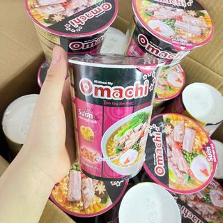 Mì ly Sườn Hầm Ngũ Quả Omachi - Thùng 24 ly x 70gr