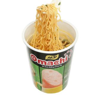 Mì Ly Omachi vị Lẩu Tôm càng ( có thịt ) - Thùng 24ly x 112g