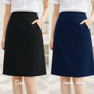 Bigsize Chân Váy A dáng Basic đi học đi làm (hàng may kỹ)