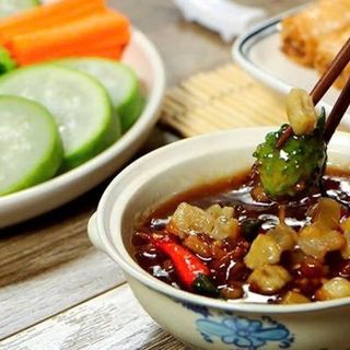 Kho Quẹt Nam Ngư Tôm Khô Cà Mau Tóp Mỡ Ba Chỉ - Hủ 200gr