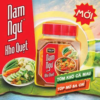 Kho Quẹt Nam Ngư Tôm Khô Cà Mau Tóp Mỡ Ba Chỉ - Hủ 200gr