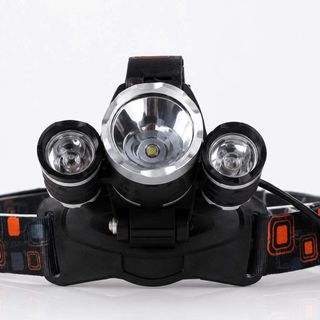 ĐÈN PIN ĐỘI ĐẦU 3 BÓNG LED SIÊU SÁNG PIN SẠC