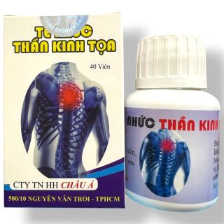 Viên uống Tê nhức thần kinh tọa hỗ trợ đau nhức xương khớp, tê bì chân tay - Hộp 40 viên - Xuất xứ Việt Nam - Mã số 2150