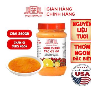 Muối ớt đỏ chanh tắc LCX hũ nhựa 260gr
