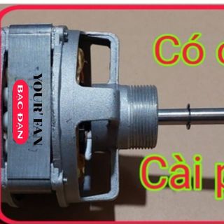 Động cơ quạt B5 bạc đạn, hàng Cty mới 100% chuyển hướng cơ, đã đóng bạc đạn AGA 6200-2RS/V3P5, 100% dây đồng, phe dày 25 mm, roto 46 mm, dùng thay thế cho quạt B5