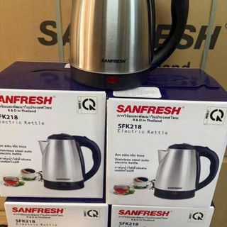 ẤM SIÊU TỐC INOX 1,8L THÁI LAN SANFRESH SFK218 (T16)