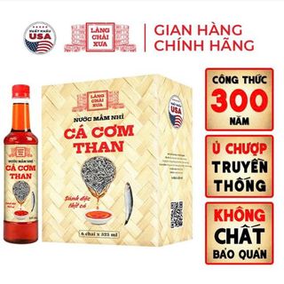 Nước mắm nhỉ cá cơm than chai nhựa 525ml