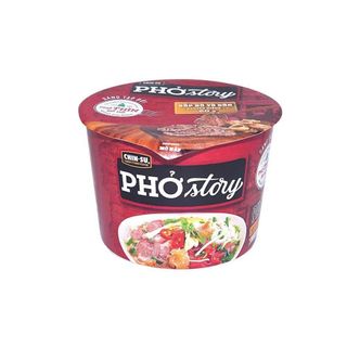 Phở Tô Story (có thịt thật) hương vị Phở bò, Chinsu - Thùng 12 Tô x 131g