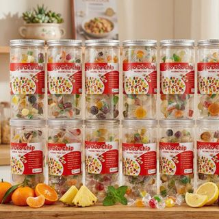 Kẹo Dẻo Chip Trái Cây Mix Vị Sỉ từ 10 Hũ