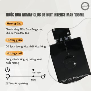 Nước Hoa Armaf Club De Nuit Intense Man 105ml, 10ml & Bản Limited 10ml | Bản Dupe Creed Aventus