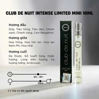 Nước Hoa Armaf Club De Nuit Intense Man 105ml, 10ml & Bản Limited 10ml | Bản Dupe Creed Aventus
