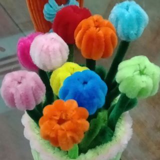 Hoa Tulip Kẽm Nhung – Vẻ Đẹp Thanh Lịch - trang trí bàn làm việc siêu xinh, quà tặng ý nghĩa