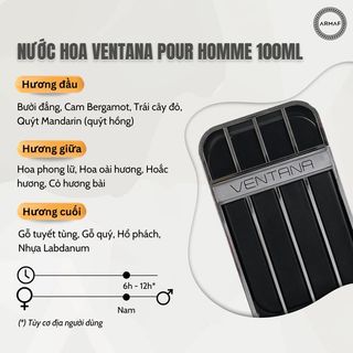 Nước Hoa Armaf Ventana Pour Homme 100ml
