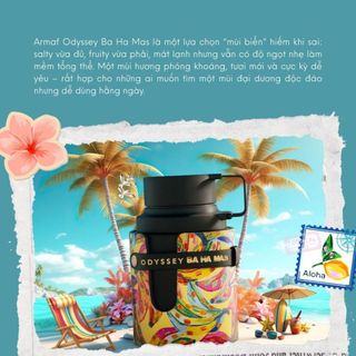 Nước Hoa Armaf Odyssey Bahamas Tropical Collection EDP 100ml | Hương Thơm Nhiệt Đới, Ngọt Ngào, Tươi Mát