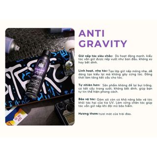 Gôm Xịt Tóc Apestomen Anti Gravity Extreme Hold 300ml