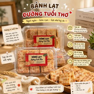BÁNH LẠT ĐƯỜNG TUỔI THƠ: TÌM LẠI NGÀY THƠ ẤU ĐONG ĐẦY KÝ ỨC 400G -WINNIE HOUSE