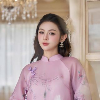 sỉ buôn áo dài cách tân cho mẹ và bé cao cấp tơ ánh