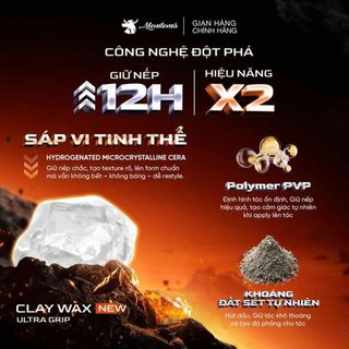 Sáp Vuốt Tóc Menitems Claywax - Mùi Hương Icy Vibe